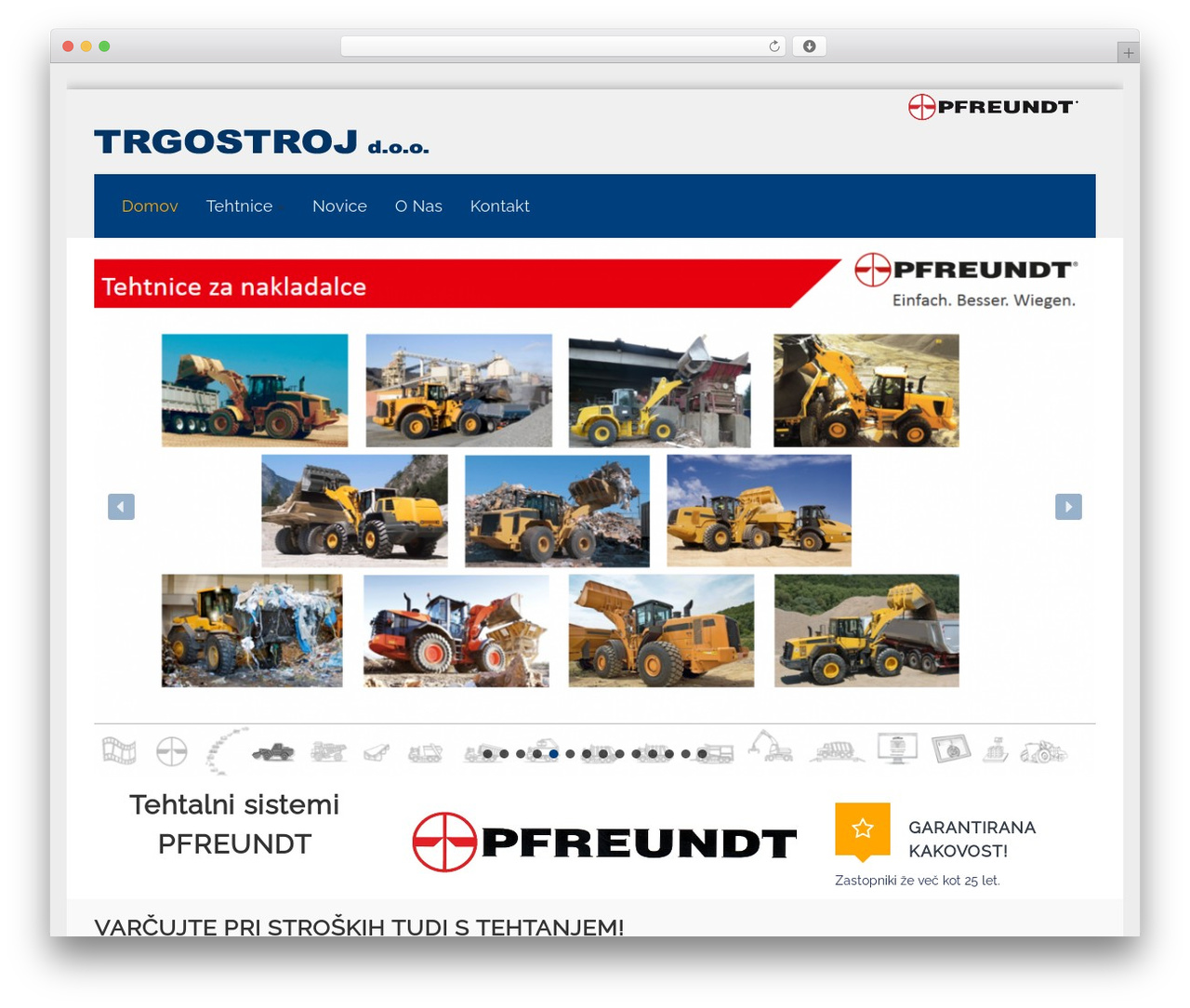 WordPress theme Flash - trgostroj.com