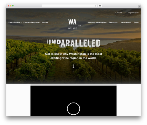 WordPress theme Gesso - washingtonwine.org