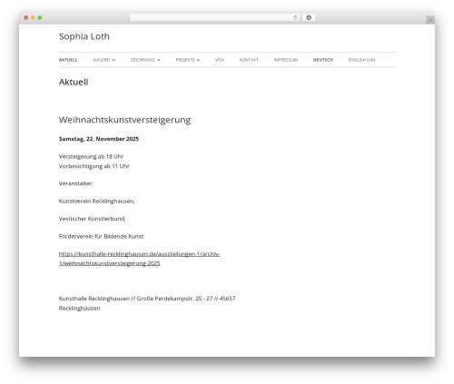 WP theme Tiny Framework - sophialoth.de WP theme Tiny Framework - sophialoth.de