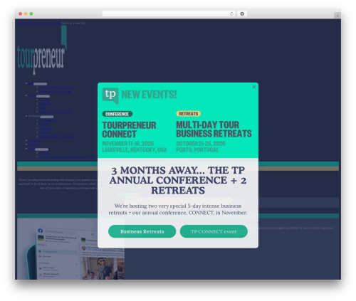 Bricks WordPress theme - tourpreneur.com