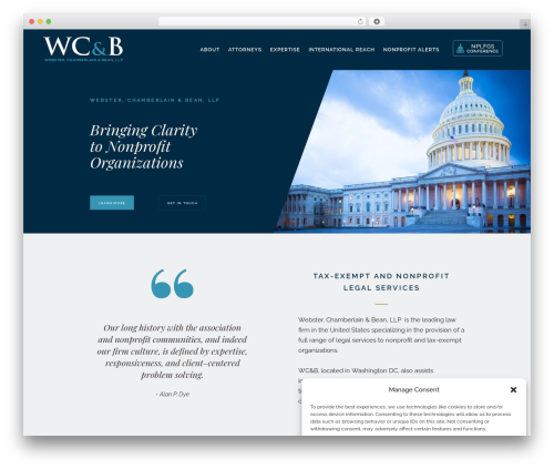 Bridge WordPress theme - wc-b.com