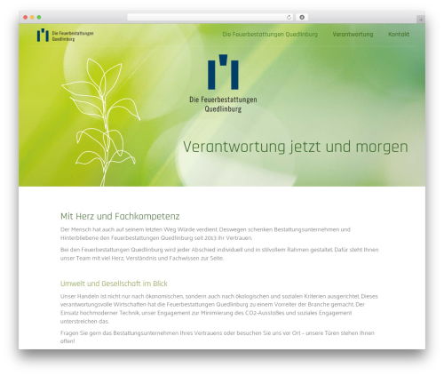 Colossal WordPress theme - fbquedlinburg.de