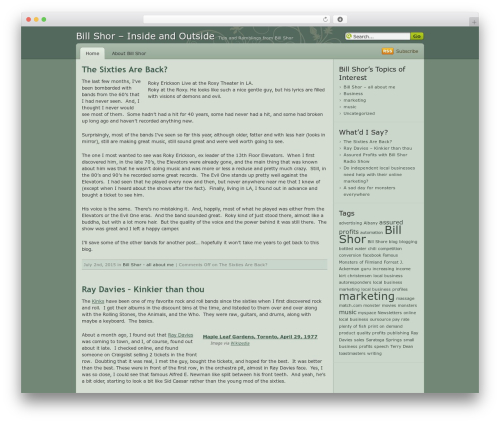 Devart WordPress theme - billshor.com
