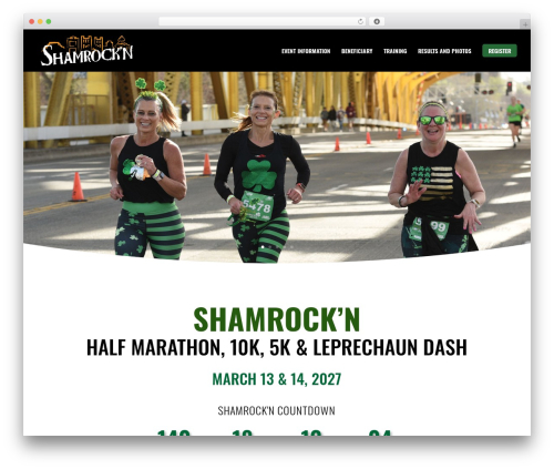 Wpdevart countdown pro WordPress plugin - shamrocknhalf.com