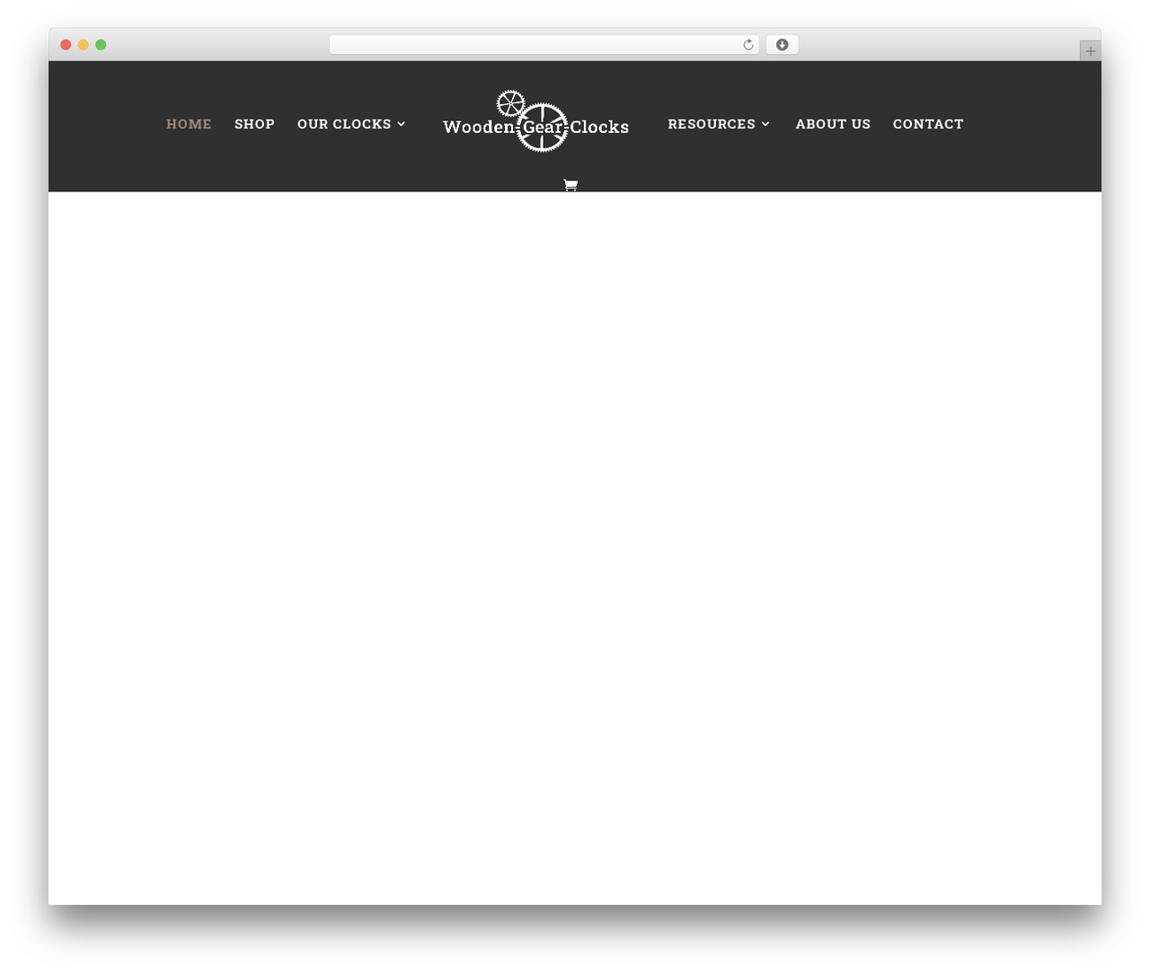 Bare bones for Divi theme WordPress - wooden-gear-clocks.com