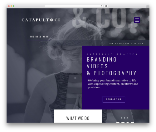 Divi wallpapers WordPress theme - catapultandco.com