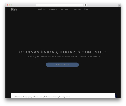 Divi form builder WordPress plugin - formascocinas.es