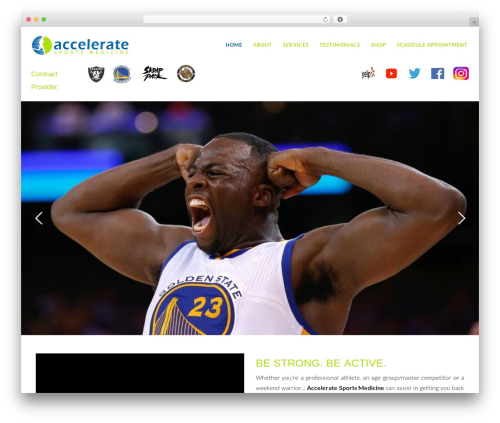 EXO Theme WordPress theme - acceleratesports.com