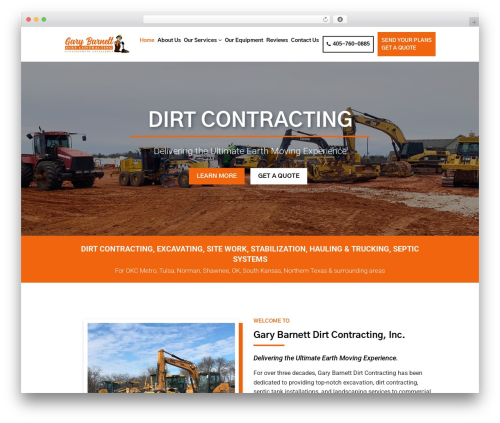GaryBarnett WordPress theme - garybarnettdirt.com