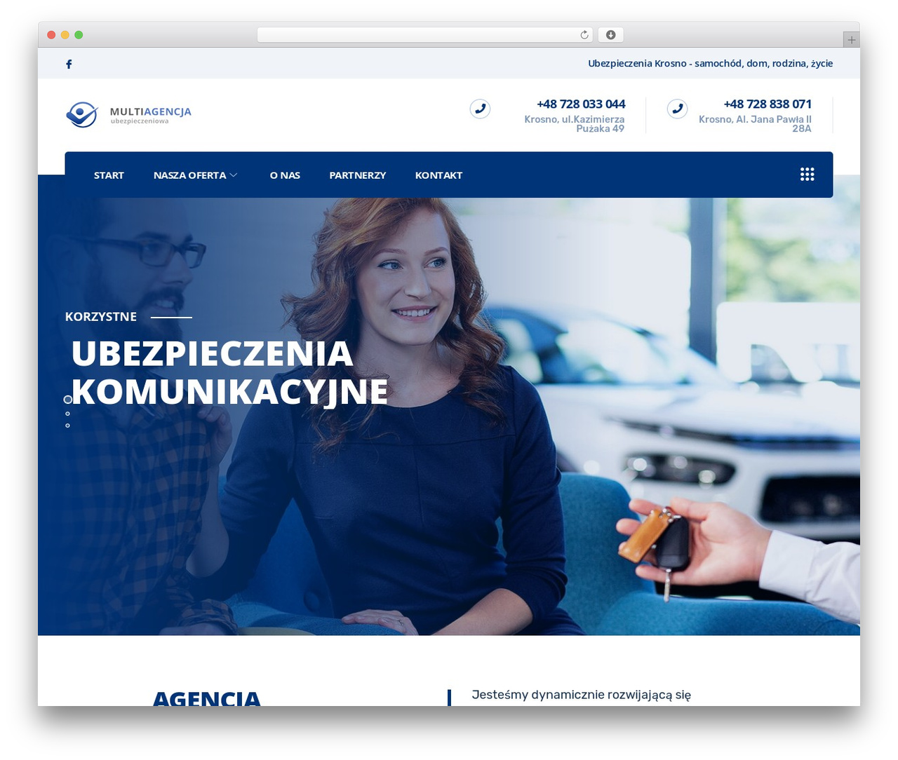 instive WordPress theme - ubezpieczeniakrosno.pl