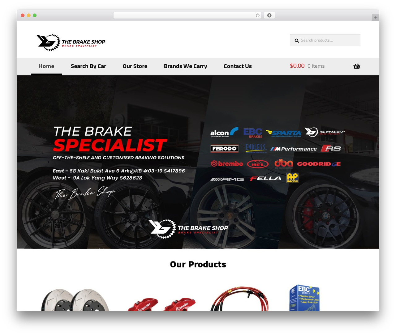 Storefront WordPress theme - thebrakeshopstore.com Storefront WordPress theme - thebrakeshopstore.com