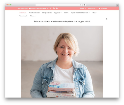Theme WordPress Divi - alvastanacsok.hu