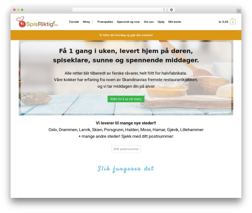 Theme WordPress Shoptimizer - spisriktig.no