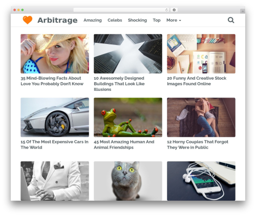 WordPress theme Arbitrage - www.lipode.com/demo-arbitrage