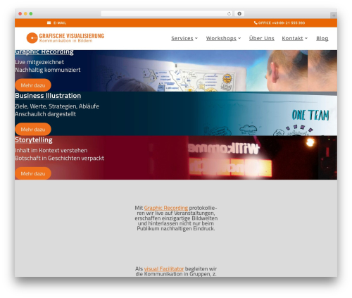 WordPress theme Divi - grafische-visualisierung.de