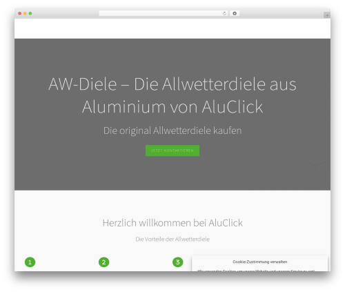 Cm4all elements WordPress plugin - aluclick.de