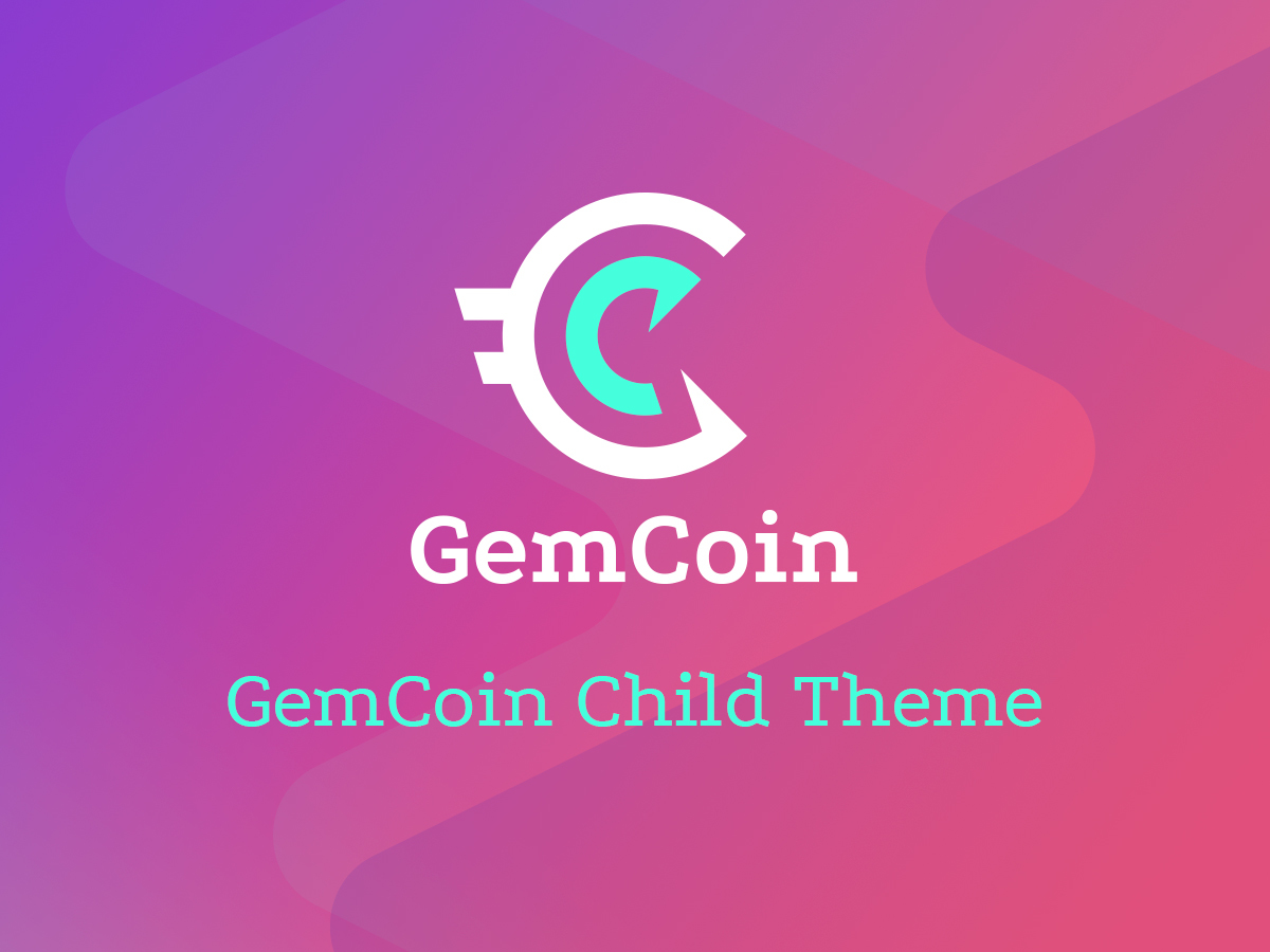 WP theme TheGem Coin Child