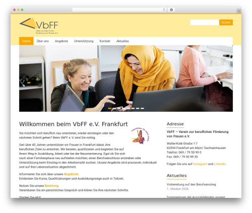 Accelerate free WordPress theme - vbff-ffm.de
