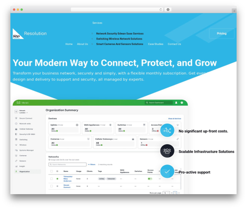 Anaton theme WordPress - networkasaservice.co.uk