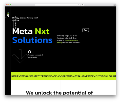 Axtra WordPress theme - metanextsolutions.com