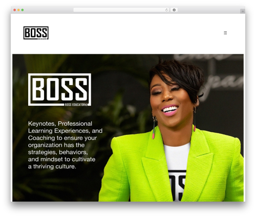 Blockbase WordPress theme - bosseducator.com