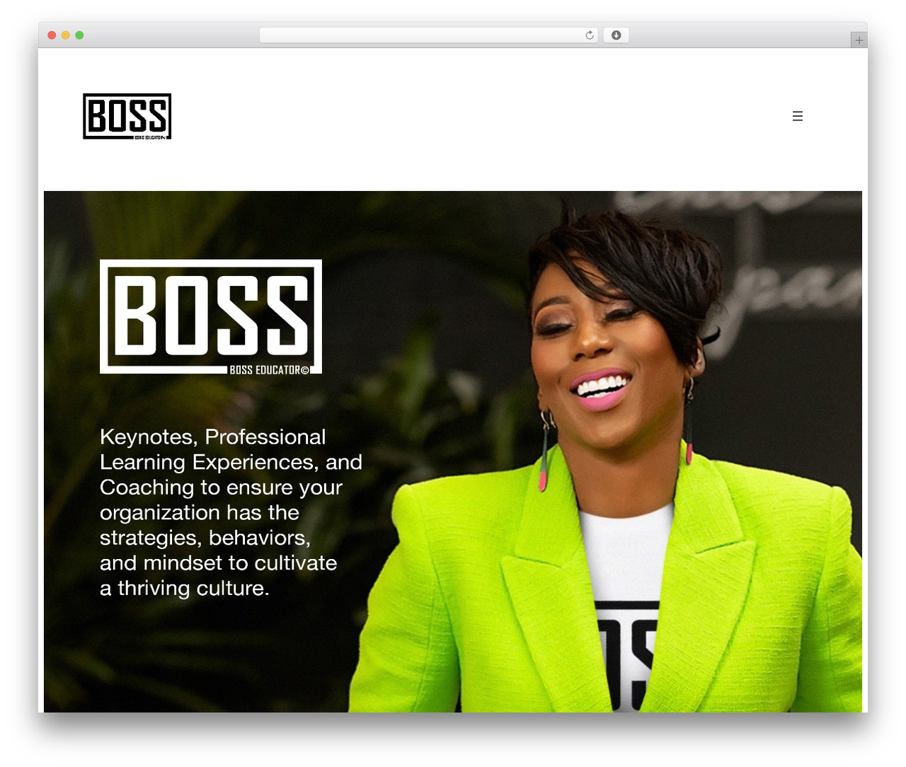 Heiwa WordPress theme - bosseducator.com