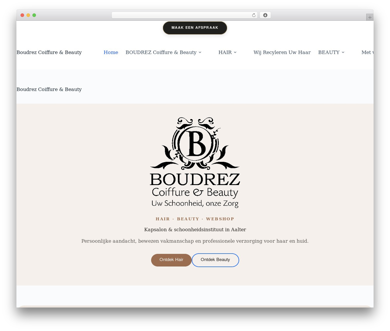 Blocksy WordPress store theme - boudrez.be