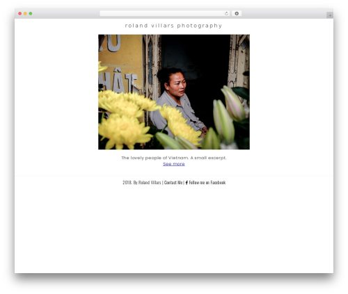 Borano WordPress theme image - rolandvillars.ch