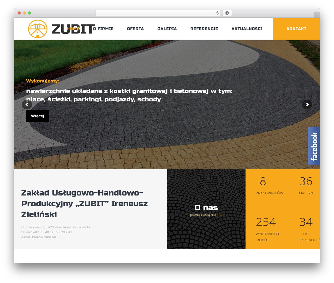 Bridge Child WordPress theme - zubit.biz
