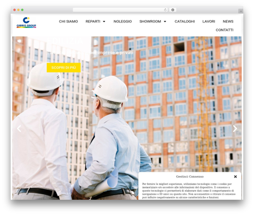Cabrio WordPress theme - cabriogroup.it