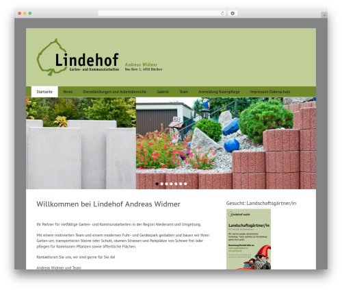 Catch Base Pro WordPress theme - lindehof.ch