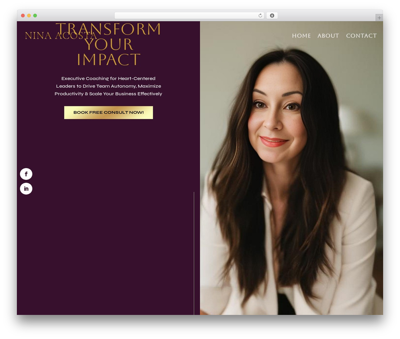 Divi WordPress theme - transcendthelight.com