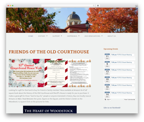 Gateway WordPress theme - friendsoftheoldcourthouse.org