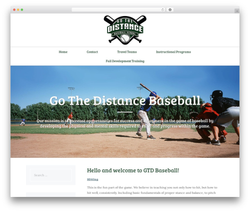 GeneratePress theme WordPress - gtdbaseball.com