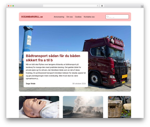 Klikko 4 WordPress theme - oceanbargrill.se