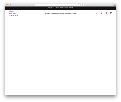 Milano WordPress theme - demo.wpmilano.com