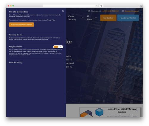 Penntech IT WordPress theme - penntech-it.com