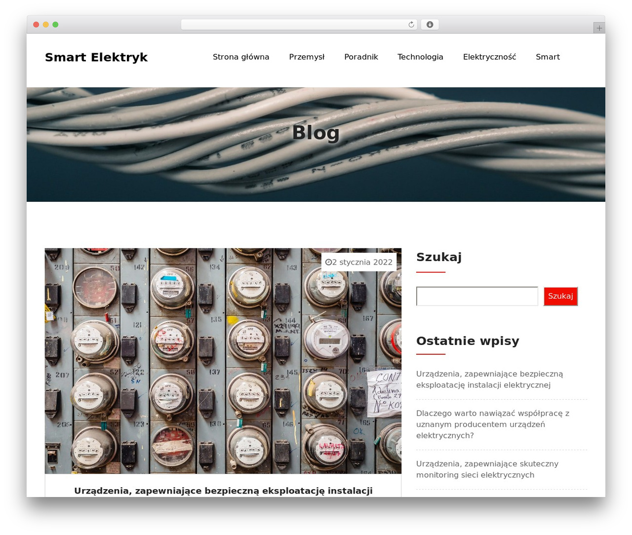 SEO Techup theme WordPress - smart-elektryk.pl