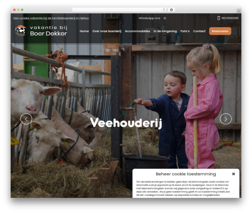 Seodo WordPress theme - vakantiebijboerdekker.nl