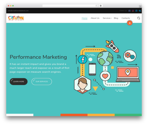 Seosight WordPress theme - creativewebplanet.com