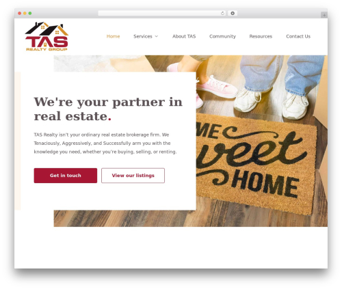 Theme WordPress Big Splash Web Design - tasrealtygroup.com