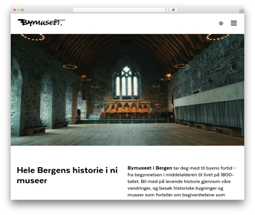 Theme WordPress Bymuseet Theme - bymuseet.no