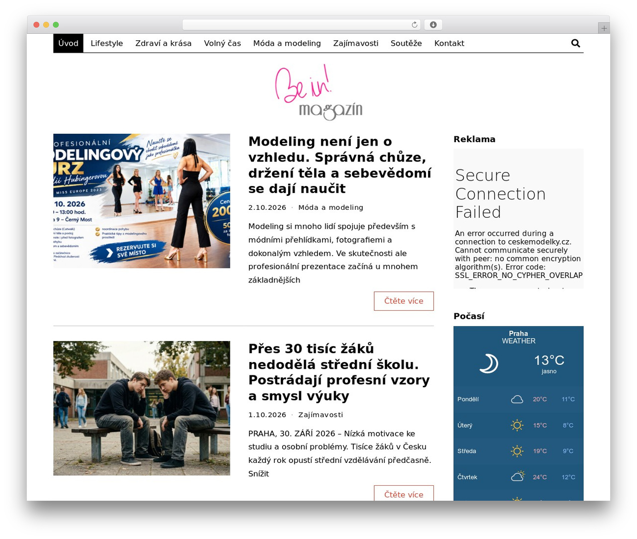 Theme WordPress Fox - beinmagazin.cz