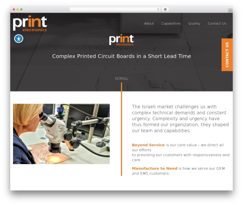 Theme WordPress Starter Template - print-e.co.il