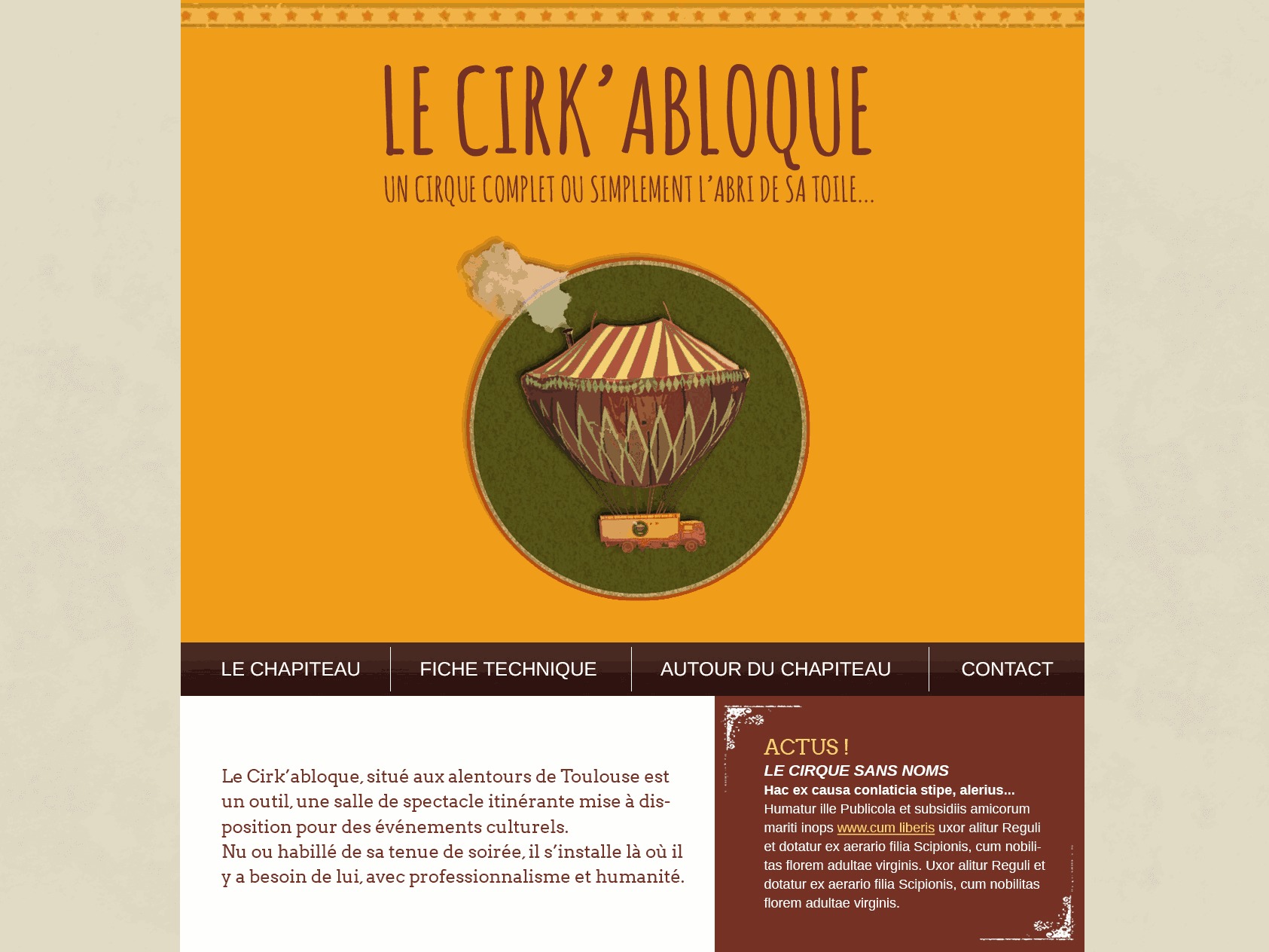 WordPress theme Cirkabloque by Mathieu Carrandi? (UnSeulT)