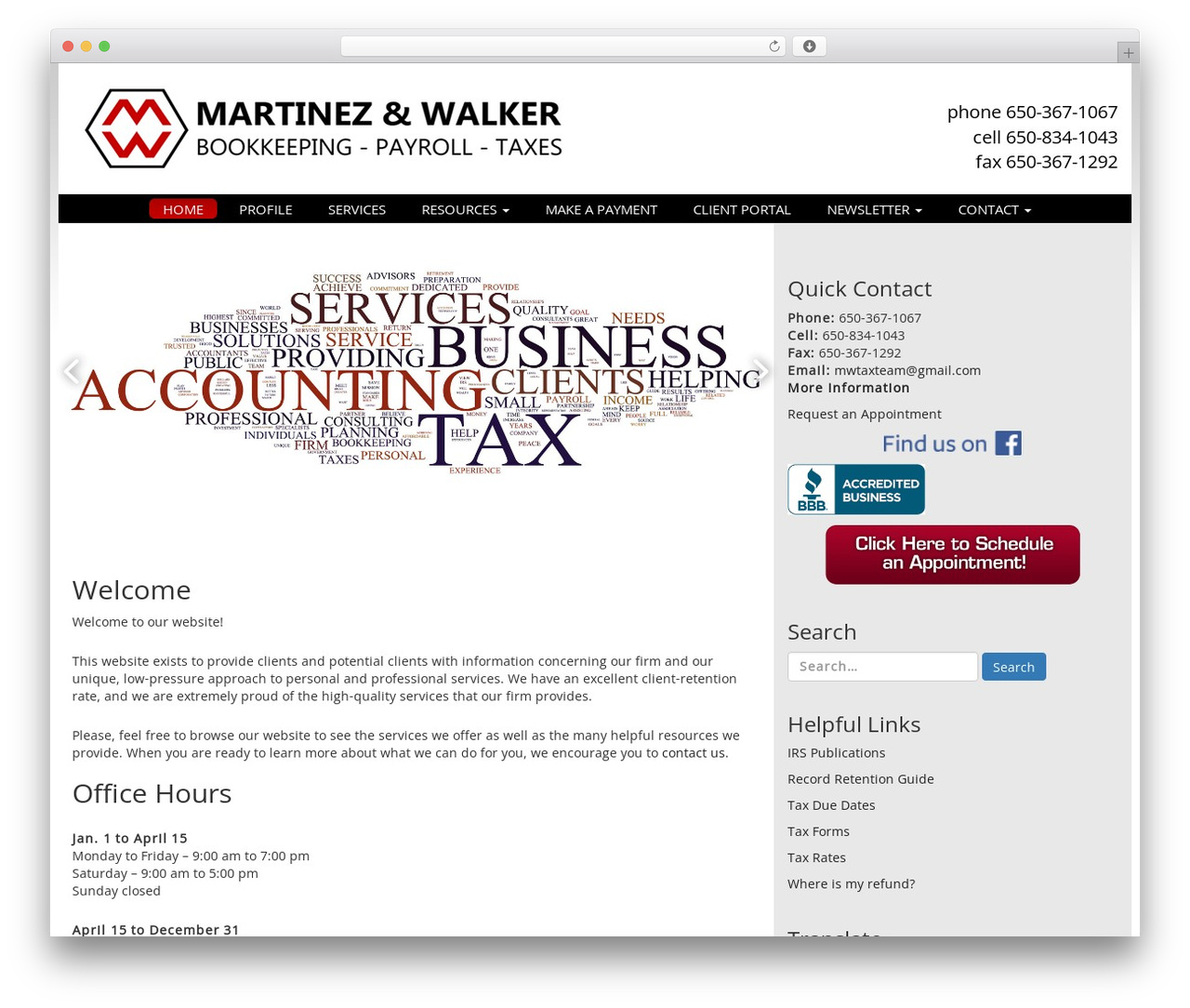 WordPress theme Customized4 - martinez-walker.com