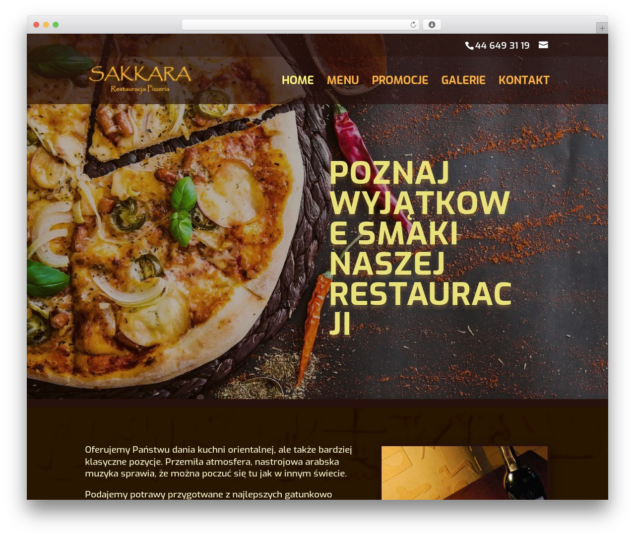 WordPress theme Divi - sakkarapiotrkow.pl