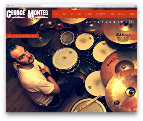WordPress theme Muse - georgemontes.com