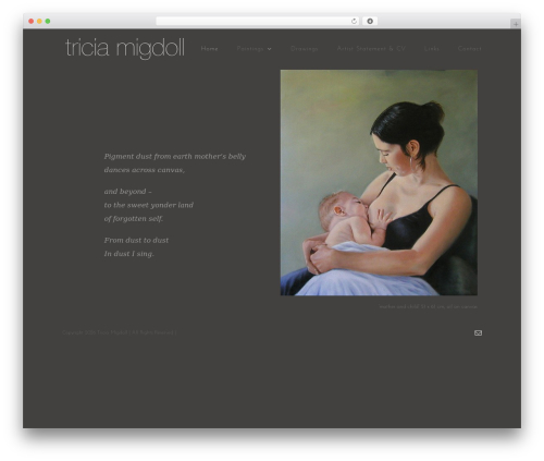 Avada WordPress theme - triciamigdollstudio.com