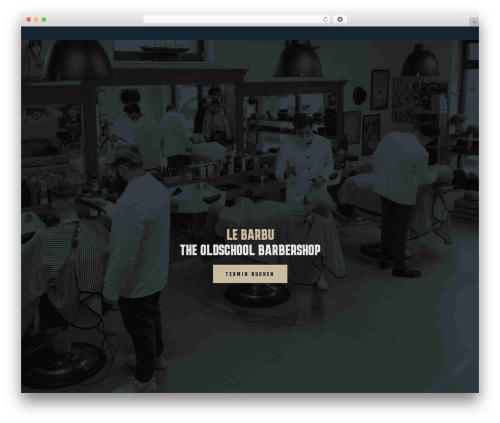 Barbero WordPress theme - lebarbu.de
